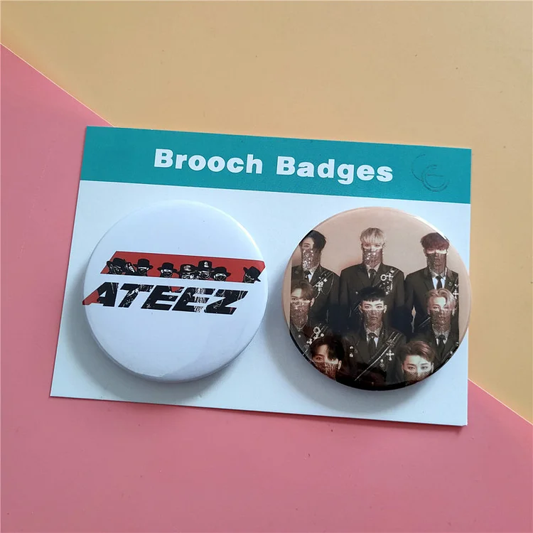 ATEEZ Brooch Badge Set officialateezshop