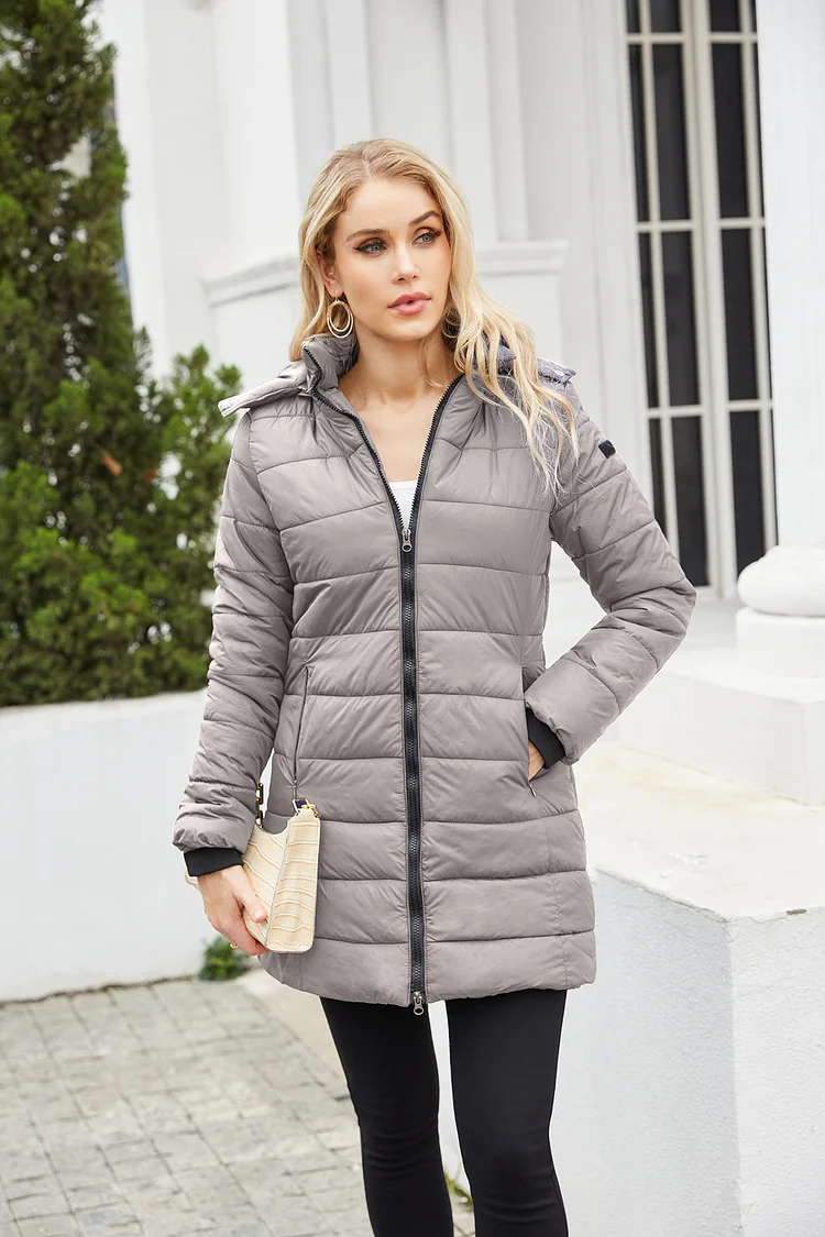 Women's Detachable Hood Parka  Stunahome.com