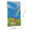 uk.everydayedeals (Limited Stock)Diamond Painting - Full Round - Blue Sky Rainbow Flower(40*70cm)