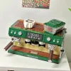 Retro building block coffee machine building block toy small particle model 928 pieces