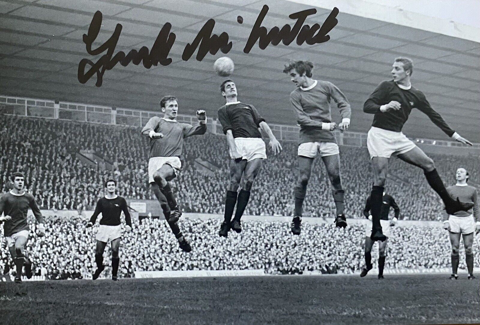 Frank McLintock Genuine Hand Signed Arsenal 6X4 Photo Poster painting 7