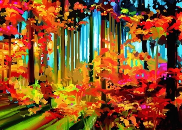 

Forest Light – Paint By Numbers - 40*50CM, 501 Original