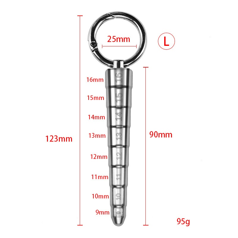 thumbnail image 2 of Precision Scale Urethral Sound Rod Set – Stainless Steel, Male Sounding Plug, FLRDXY 2 of 5
