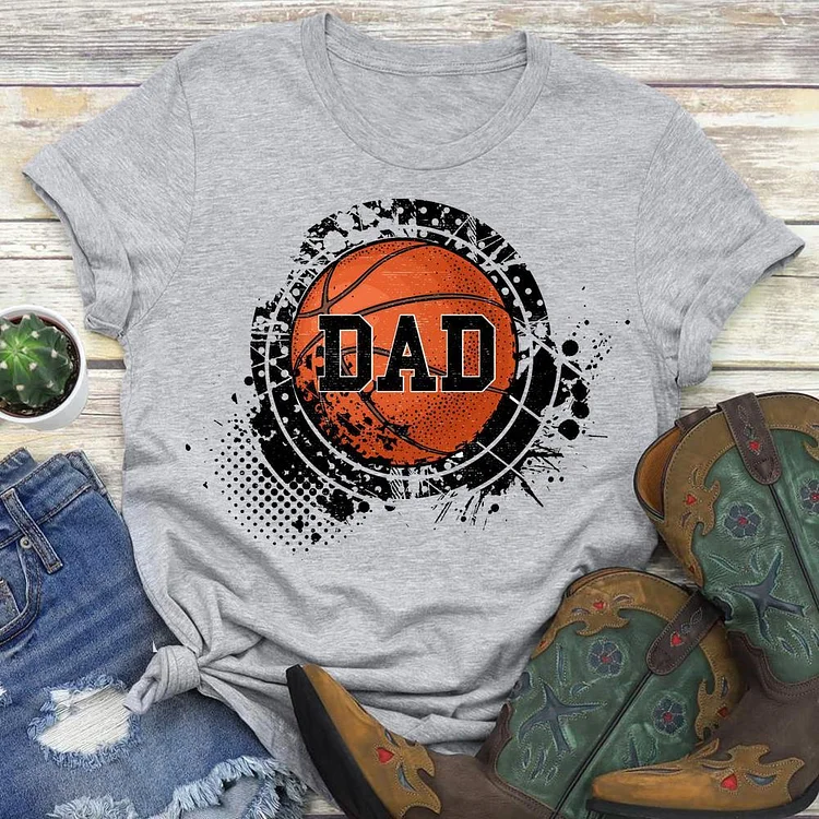 AL™ Basketball dad T-shirt Tee-Annaletters