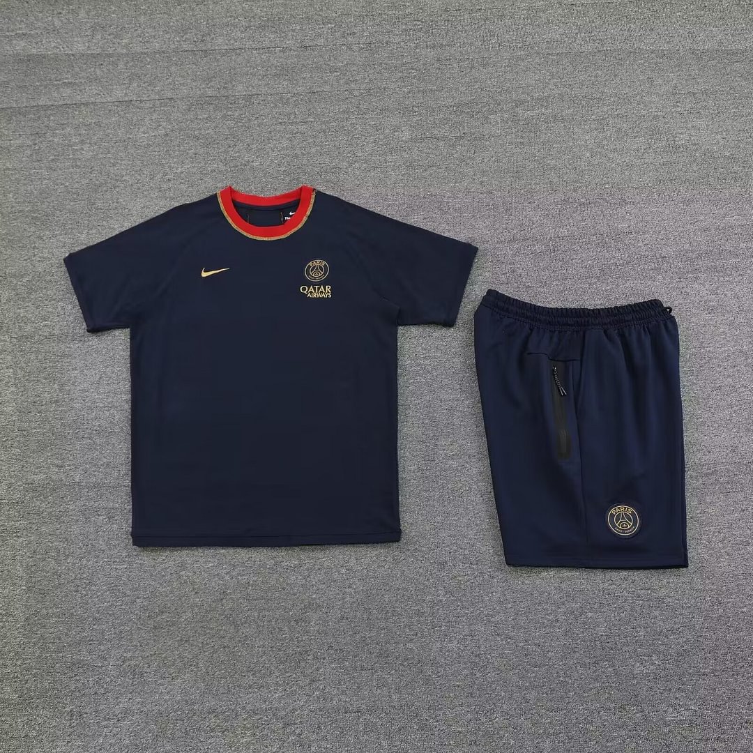 24/25 PSG Paris Saint Germain Short Sleeve Training Kit Thai Quality