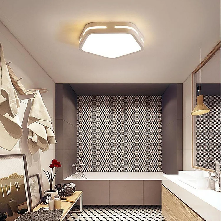 Geometric LED Modern Flush Mount Lighting Ceiling Lights Hanging Light - Appledas