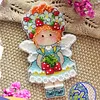 Strawberry DIY Cross Stitch Kit 14CT Thread Art Needlework Fridge Magnet 7x11cm tapestrymarket