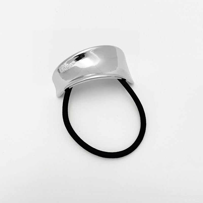 Women’s IG Style Korean Style Irregular Alloy Plating Pleated Hair Tie