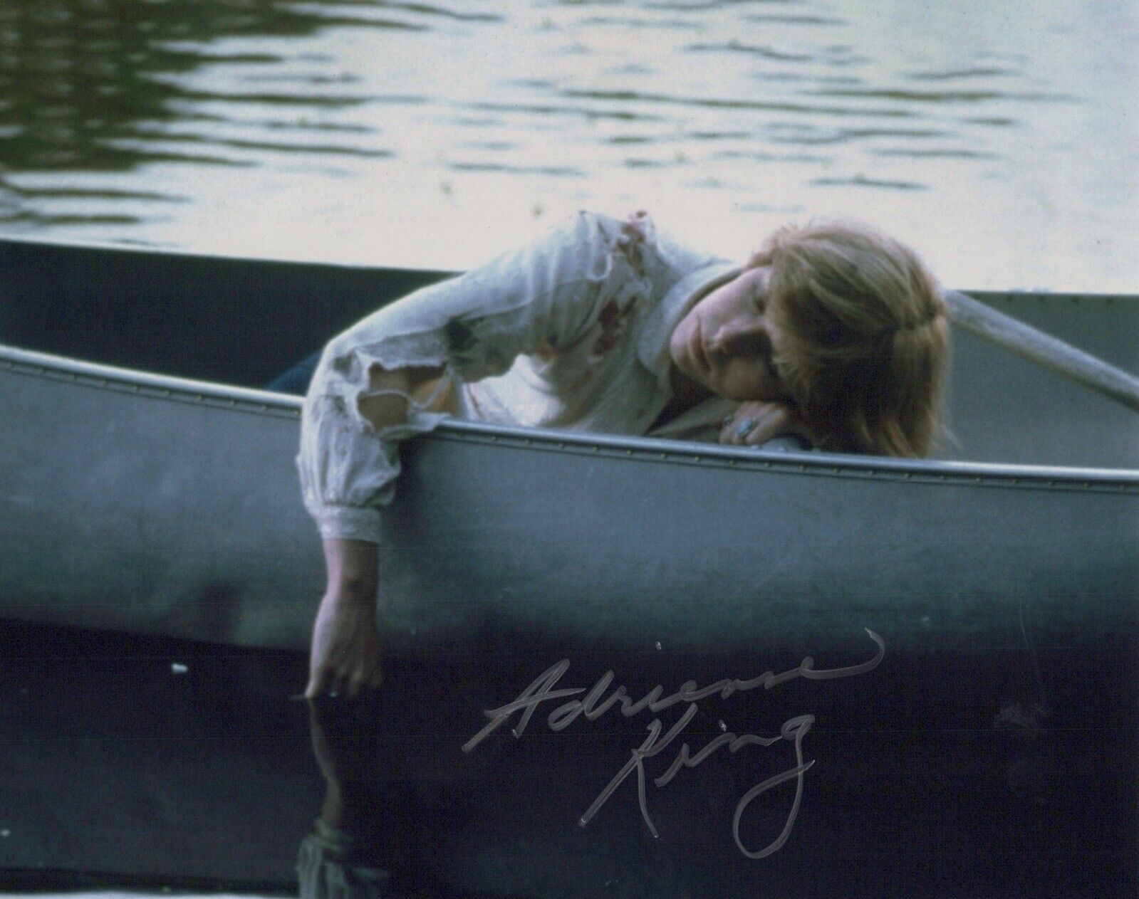 Friday the 13th horror movie 8x10 Photo Poster painting signed by Adrienne King