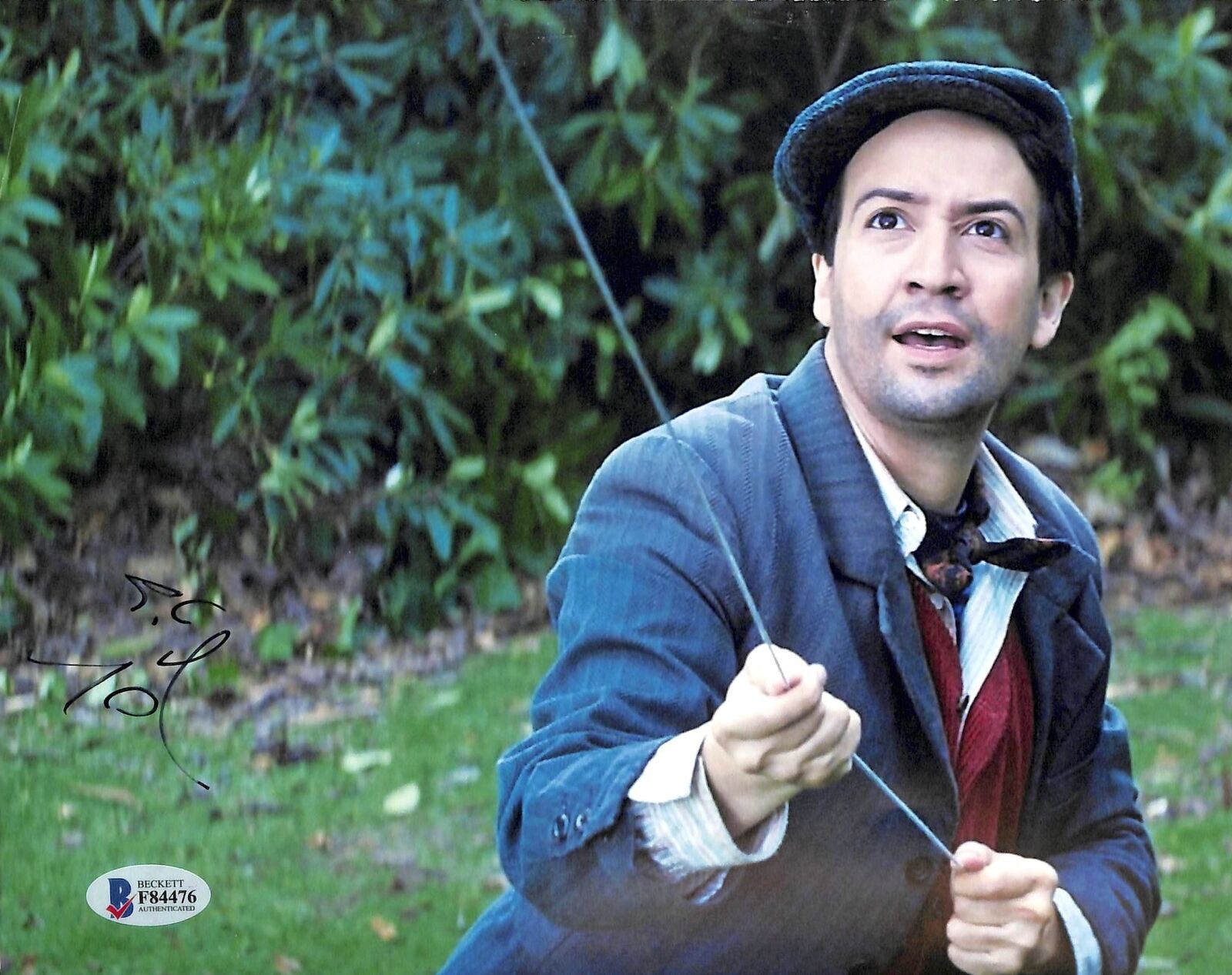 Lin-Manuel Miranda Mary Poppins Returns Authentic Signed 8x10 Photo Poster painting BAS #F84476