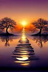 Luxury AB Velvet Diamond Painting Kit - Scenery
