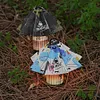 10PCS Outdoor Umbrella Lampshade Kraft Paper Hanging Lantern Cover for Camp Lamp