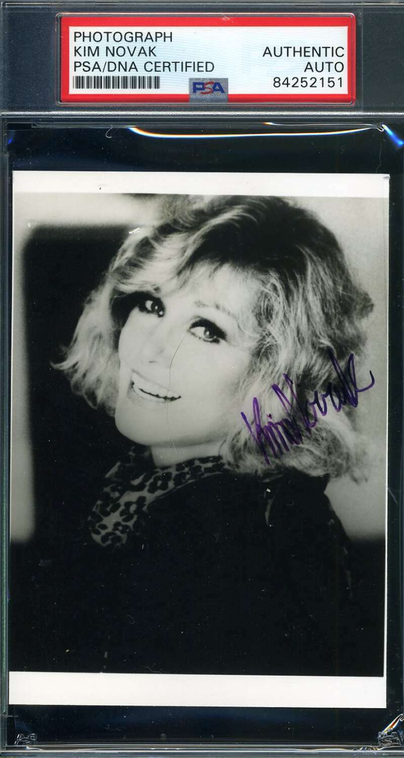 Kim Novak PSA DNA Coa Signed Photo Poster painting Autograph