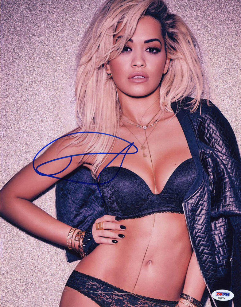 Rita Ora SIGNED 11x14 Photo Poster painting Fifty 50 Shades d SEXY PSA/DNA AUTOGRAPHED Jay-Z