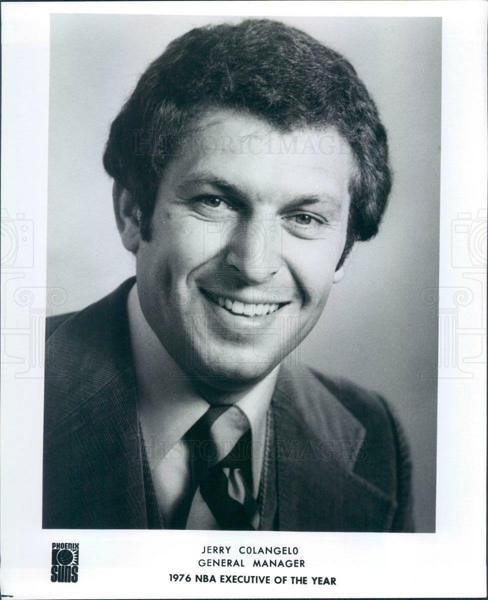 Undated Press Photo Poster painting NBA Phoenix Suns General Manager Jerry Colangelo - snb279