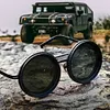 Adjustable 1-9 Sunglasses ND Filter Lenses Fishing Rounded Polarized Glasses