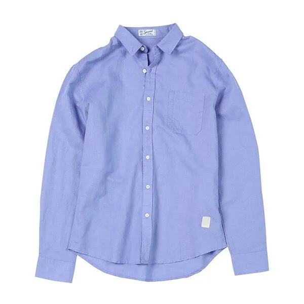 SIMWOOD 2021 Autumn summer new pure linen cotton shirts men cool Breathable classic basic shirt male high quality  190125