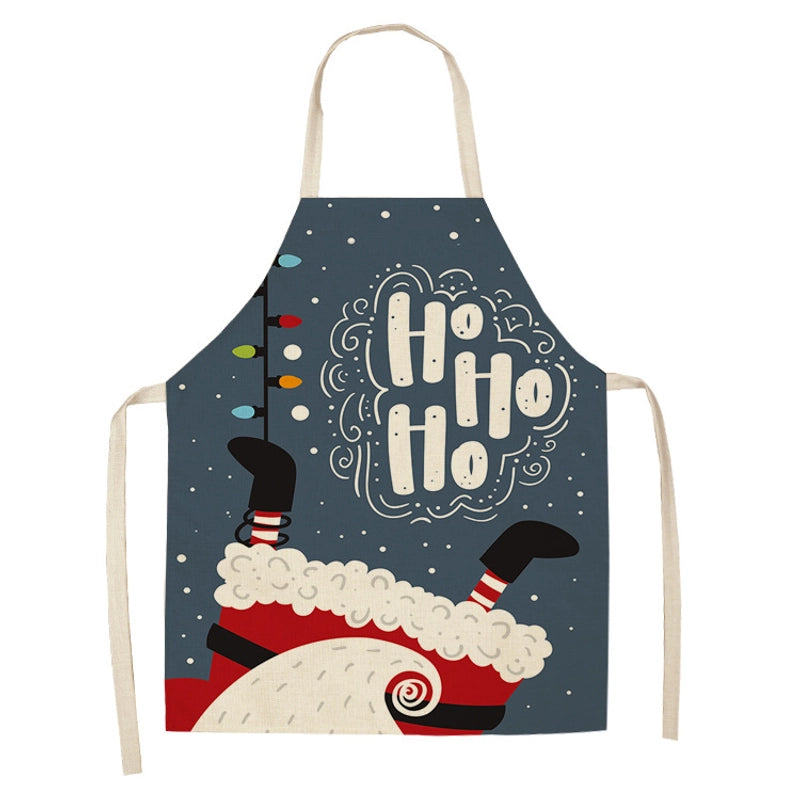 Christmas Cute Cartoon Polyester Apron 1 Piece