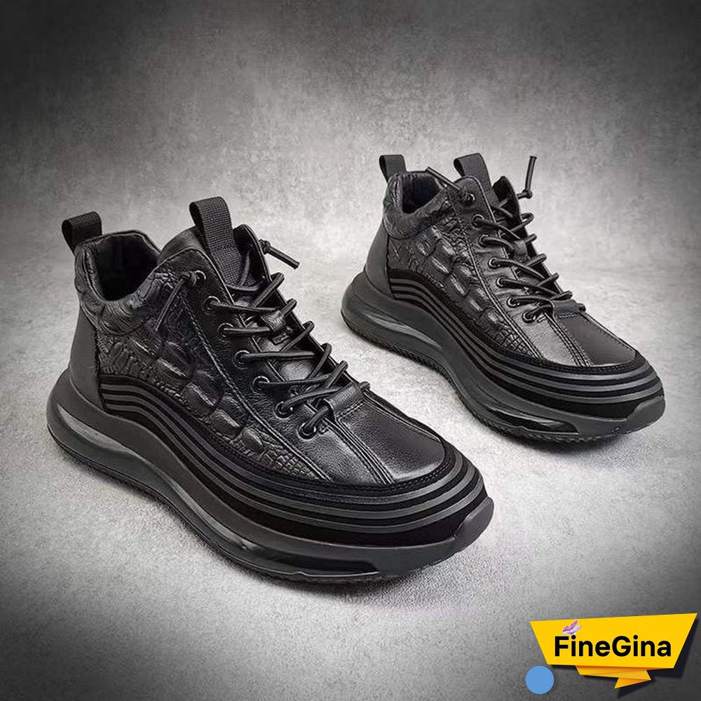 Fashion casual PU Leather Sneakers