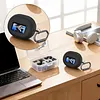 Silicone Protective Cover Shockproof Scratch Resistant Cover with Carabiner Protective Shell Compatible for TOZO NC20 Pro/NC20 Earbud