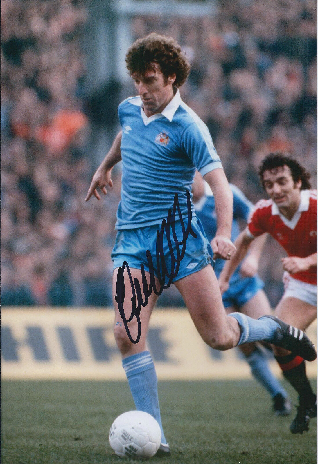 Tommy BOOTH Signed Autograph 12x8 Photo Poster painting AFTAL COA Man City Vintage