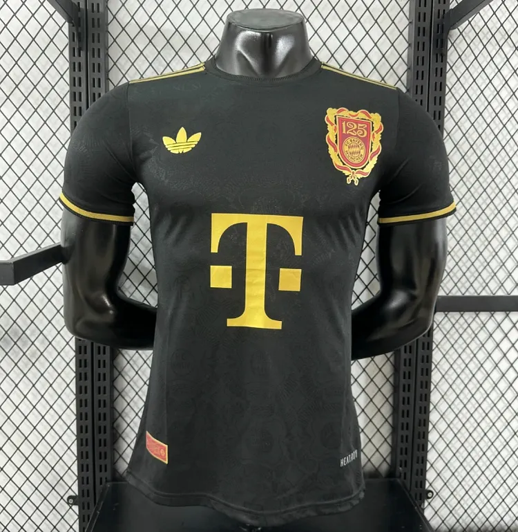 2025-26 Bayern Anniversary Edition Black Jersey - Fan Edition