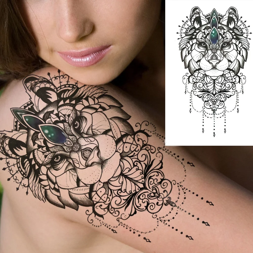 Watercolor Feather Bird Temporary Tattoos For Women Girls Clever Owl Hummingbirds Flower Tattoo Sticker Fake Tatoos Geometric