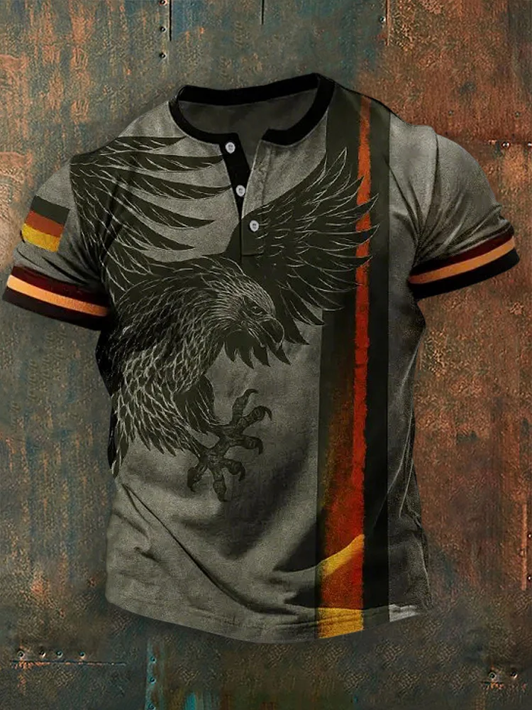 Kurzarm-Hemd und Shortss hirt f&uuml;r M&auml;nner Deutschland Design