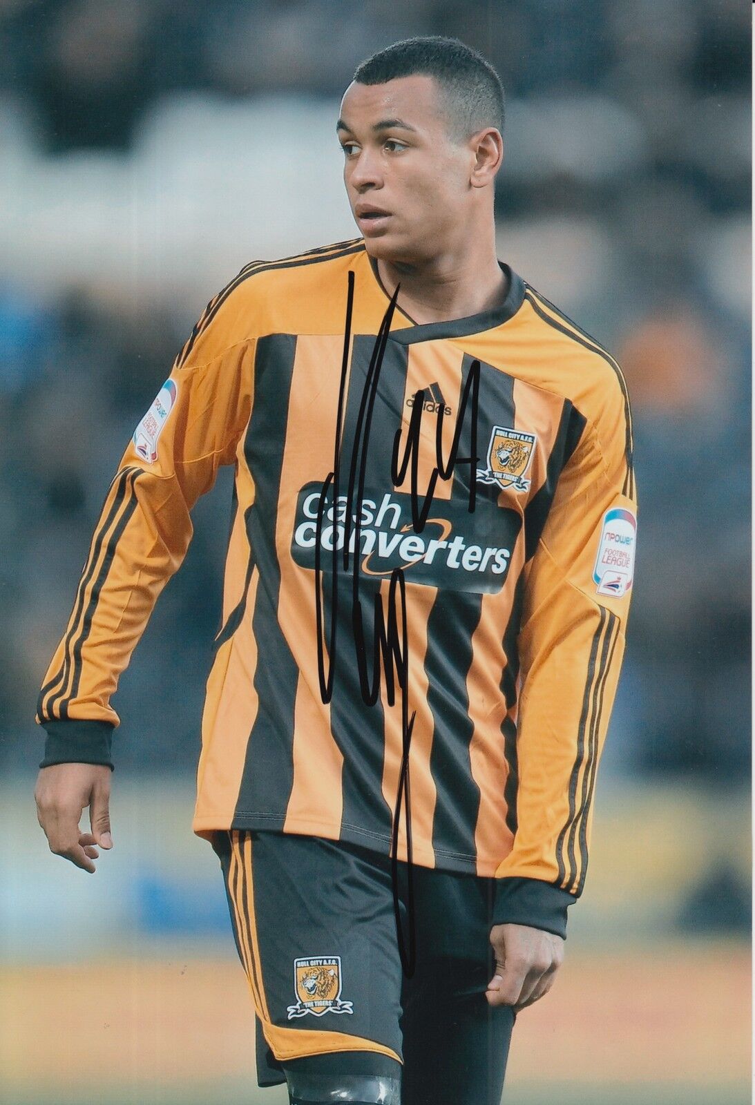 HULL CITY HAND SIGNED JOSHUA KING 12X8 Photo Poster painting 1.