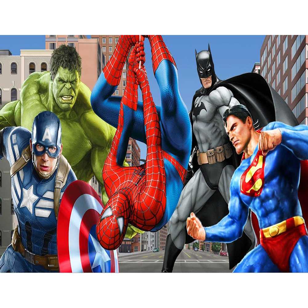 

Cartoon Hero - Round Drill Diamond Painting - 40*50CM, 501 Original