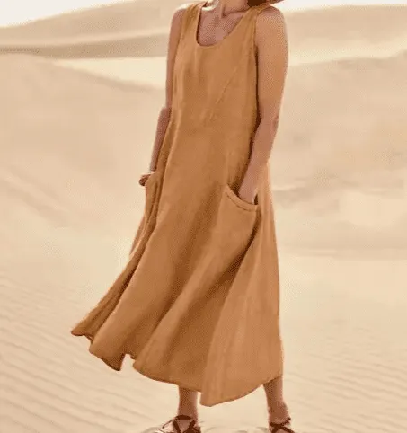 LULU - Elegant Dress with Pockets