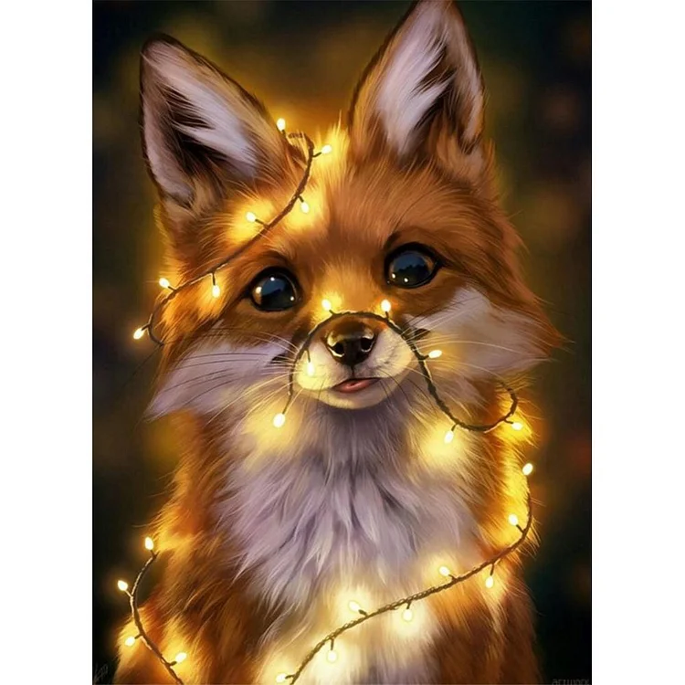 Light Fox - Painting By Numbers - 40x50cm