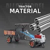 1:24 Alloy Tractor Model Hhand-Cranked Sounding Retro Collection Ornaments