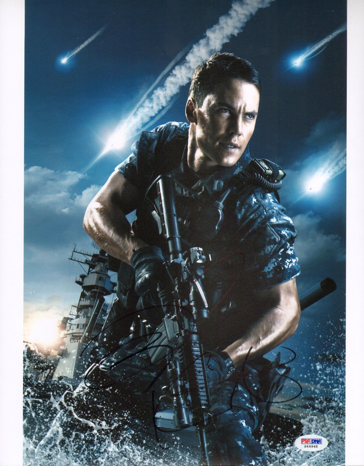 Taylor Kitsch Signed Battleship 11x14 Photo Poster painting PSA/DNA COA Autograph Auto'd Picture