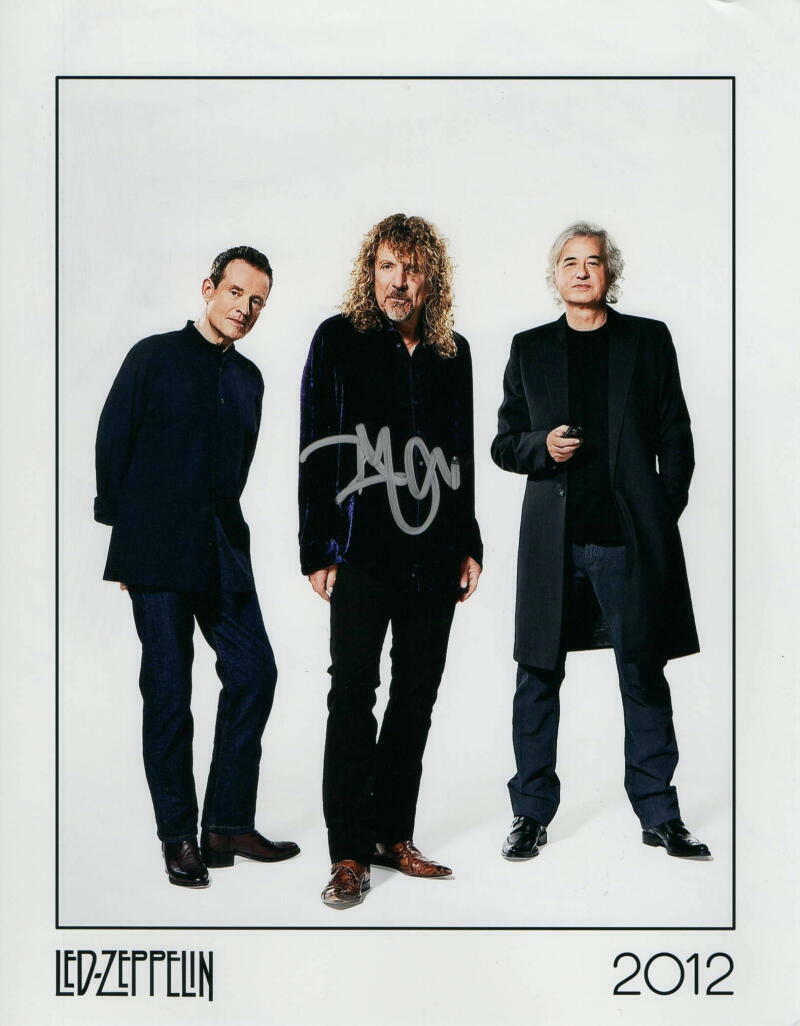 ROBERT PLANT SIGNED AUTOGRAPH 8X10 Photo Poster painting - LEGENDARY LED ZEPPELIN SINGER, PROMO