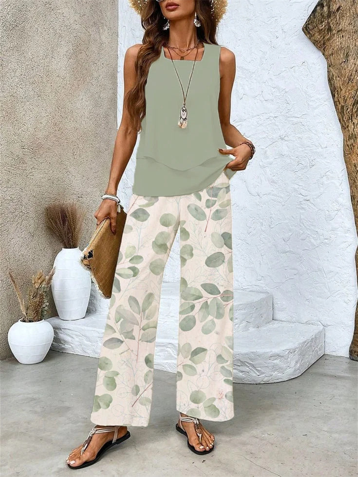 Women Long Sleeve V-neck Graphic Floral Printed Top