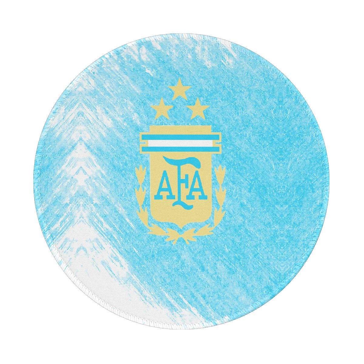 Argentina 2022 Waterproof Round Mouse Pad for Wireless Mouse