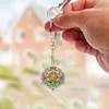 20pcs Sunflower DIY Diamond Painting Keychain Kit Single Side Rhinestone