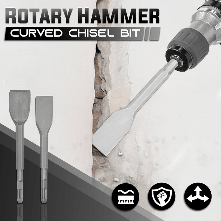 🔥50% OFF🔥Rotary Hammer Curved Chisel Bit