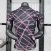 2025/2026 Player Paris Saint-Germain PSG Black with Neon Geometric Network Shirt