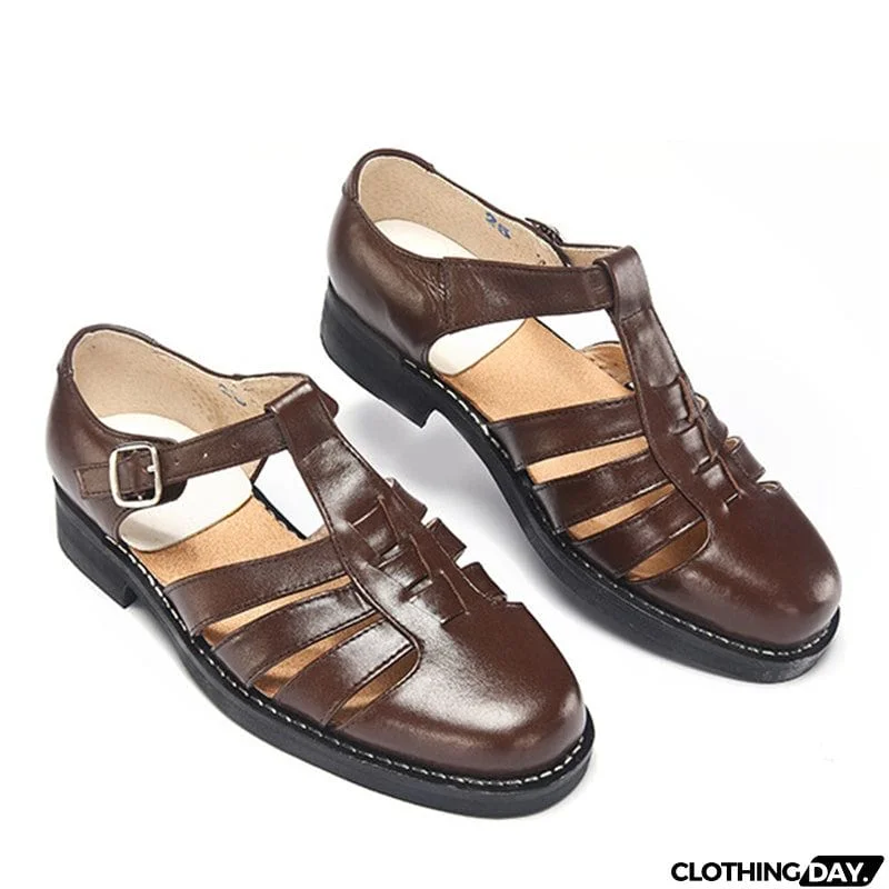 Soft Breathable Solid Color Sandals For Men