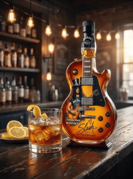 🎁 Father's Day 49% OFF &ndash; 👨&zwj;🎤🤘Appetite for Rock: Vintage Sunburst Guitar Figurine Spirit Bottle🎸✨