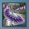 Dancing on ice girl - peinture au diamant de forme sp&eacute;ciale - 30*30cm