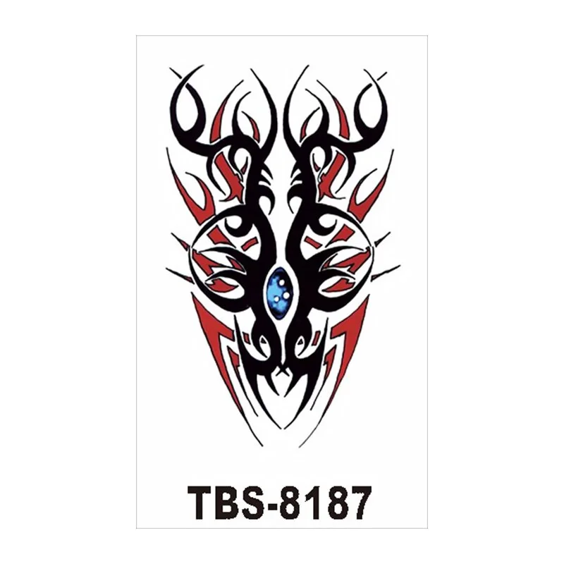 Temporary Tattoo Sticker for Women Stickers on the Chest Fashion Wolf Tiger Lion King Fake Waterproof Tattoos Woman Tatoo Body