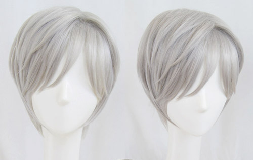 Cardcaptor Sakura: Clear Card Yukito Tsukishiro Silver Grey Cosplay Wig