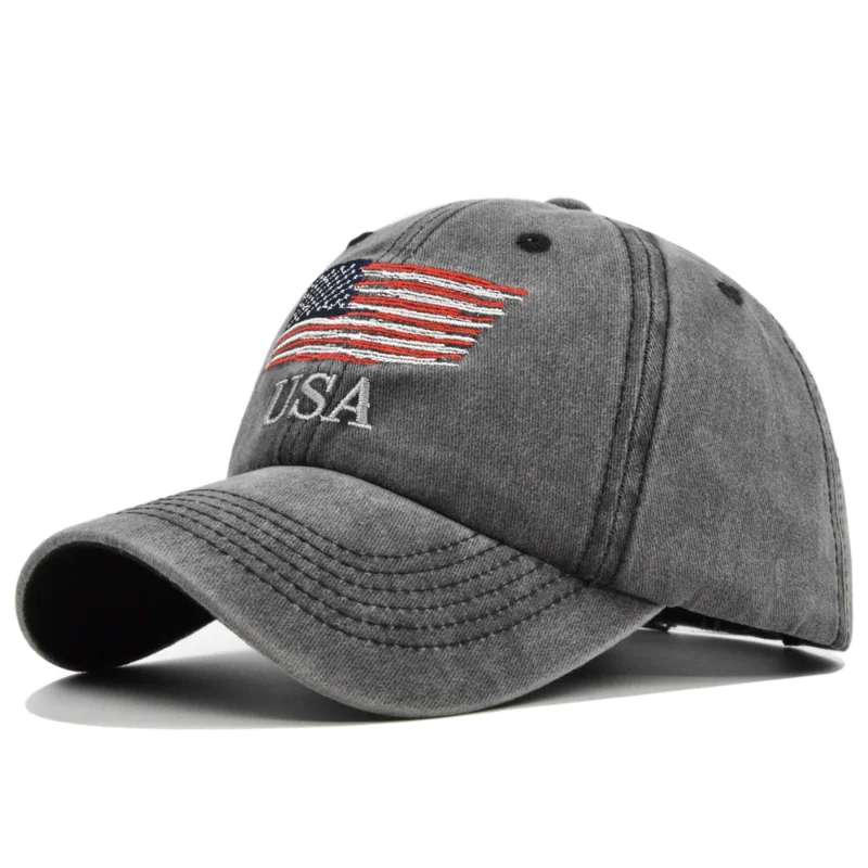 Embroidered American Flag USA All-match Baseball Hat