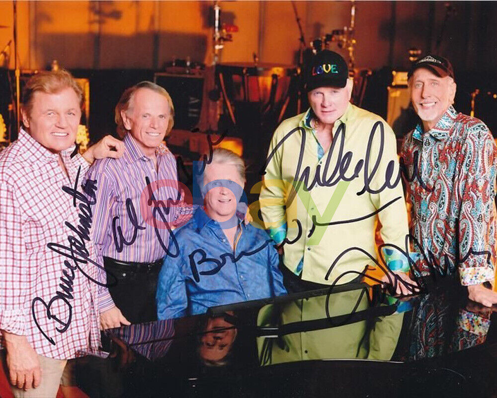 Beach Boys Signed 8x10 Autographed Photo Poster painting reprint