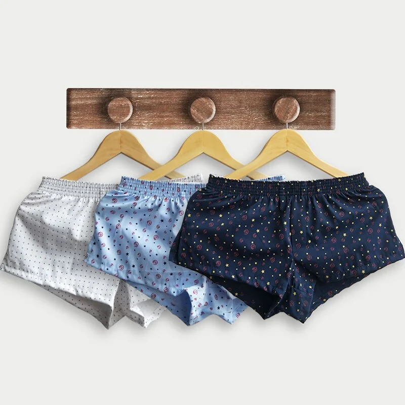 Aonga 2025 Men Underpants Men Underwear Boxer Shorts Printed Men Boxers Underwear Homme Homewear For Men Std05-1 aonga