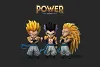 WCF Scale Gotenks - Dragon Ball Statue - Power Studio