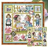 Anne Of Green Gables-14CT Stamped Cross Stitch Egyptian Cotton 30*30cm/11.81*11.81in tapestrymarket